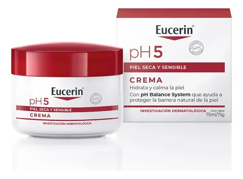 Crema para cuerpo Eucerin pH5 en pote 450mL