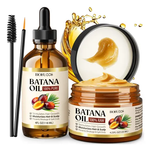 Kit Aceite Batana Bofuoos Crecimiento Capilar 245ml
