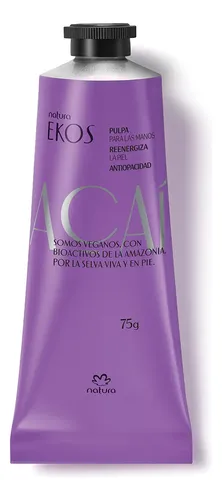 Crema Manos Y Uñas Nutritiva Antioxidante Natura Ekos Acai