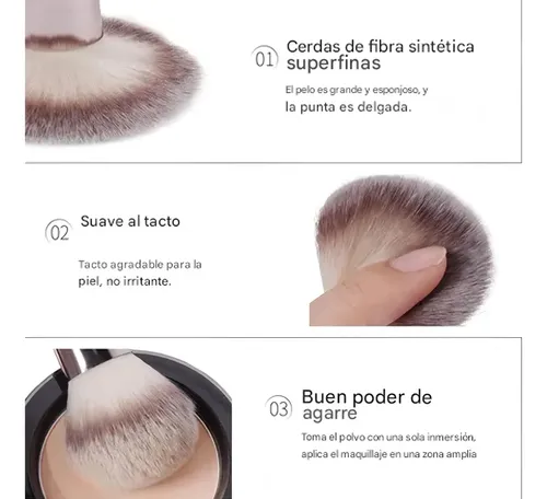 Set De 18 Brochas De Maquillaje M-mag5810hy-2-0128