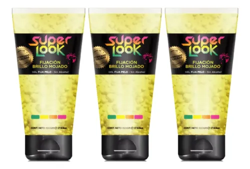 Kit X 3 Gel Efecto Brillo Mojado Super Look X 150g Iyosei