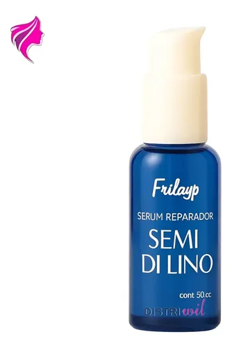 Serum Reparador Semi Di Lino Frilayp X50cc Repara Puntas
