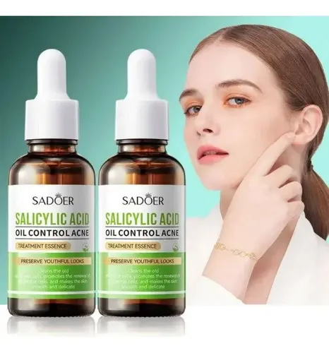 Sadoer Sérum Facial Ácido Salicílico Control Acné Piel Grasa 30ml