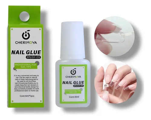 Pegamento Nail Glue Para Uñas Y Deco Con Pincel Cherimoya