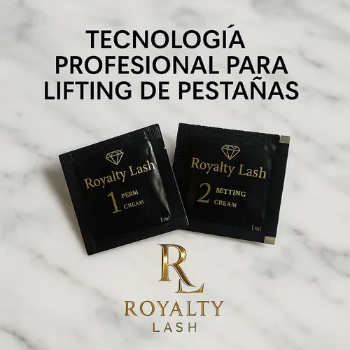 Kit 2 Packs Royalty Lash Paso 1 Y 2 Lifting Pestañas Y Cejas