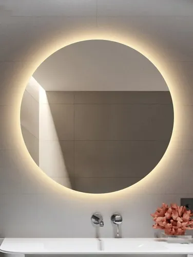 Espejo Redondo Con Luz Led De 70cm Para Baño