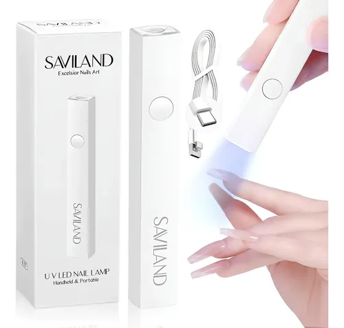 Lámpara Uv Led Portátil Para Uñas Gel Secado Rápido
