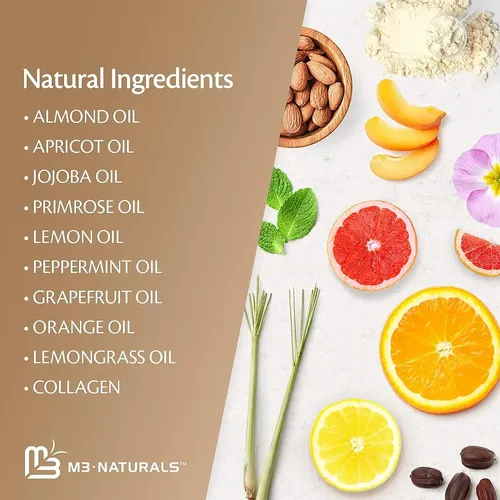 Sugar Scrub M3 Naturals Brown Con Colágeno Y Células Madre,