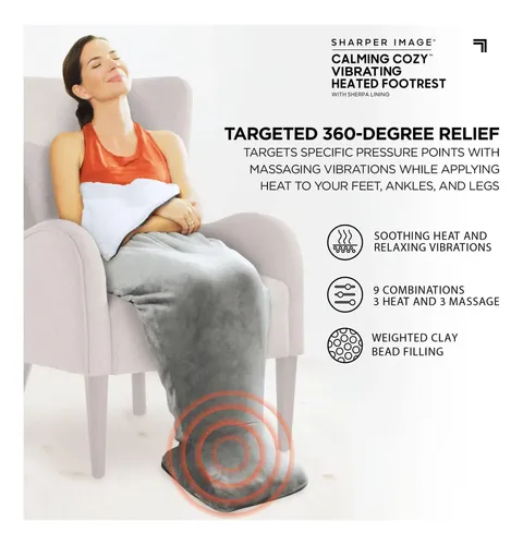 Calming Cozy By Sharper Image Envoltura Personal Sherpa