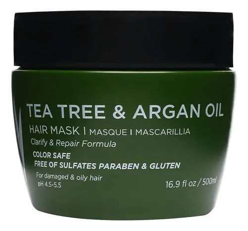 Mascarilla Capilar Luseta Con Aceite De Árbol De Té Hidratan