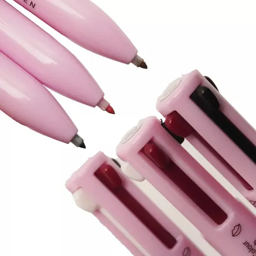 Lápiz De Maquillaje 4en1 Delineador Rubor Labial Iluminador