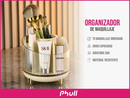 Organizador Maquillaje Porta Cosmético Organizador De Brocha