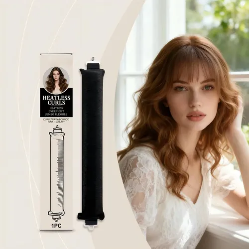 Rulos Para El Cabello Sin Calor De 4 Piezas, Rodillos De Ter