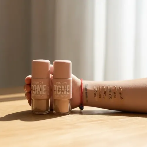 Pink 21 Base Con Aplicador Foundation Cremoso