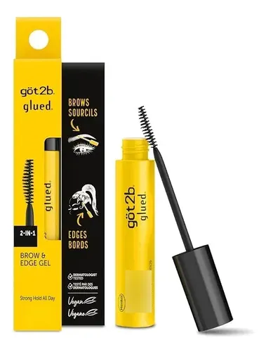 Gel Para Cejas Got2b Glued Browns 2 In 1 Brow Negro