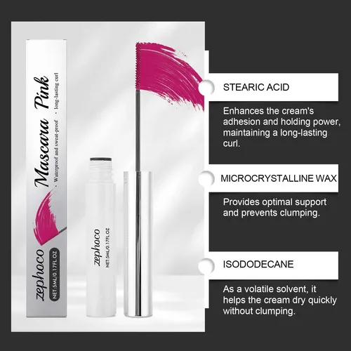 Mmáscara Zephoco Pink: Ligera, A Prueba De Rizados Y
