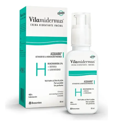 Crema Hidratante Vitamidermus Facial 80 Ml Momento de aplicación Día/Noche Tipo de piel Sensible