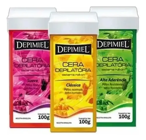 Cera Depilatoria Profesional Roll On Depimiel 10 Unidades