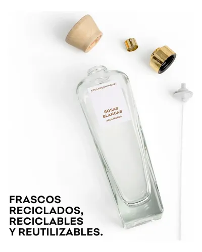 Perfume Mujer Adolfo Dominguez Rosas Blancas Edt 200ml