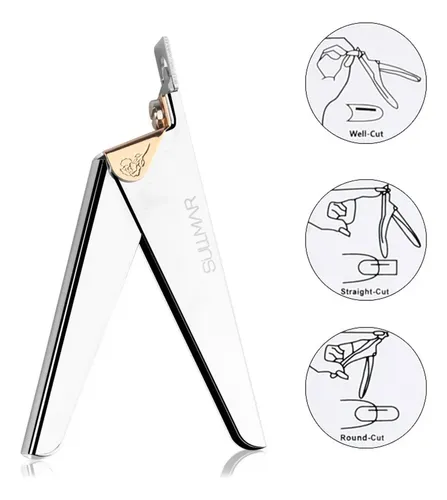 Cortaúñas En U Para Uñas Artificiales, Acero Inoxidable