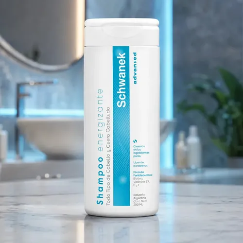 Shampoo Energizante Schwanek Cabellos Normales Caída De Cabello