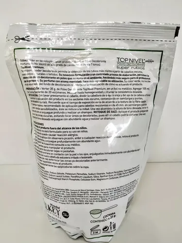 Decolorante Silkey Top Nivel 500g 7 Vol. Oxidante