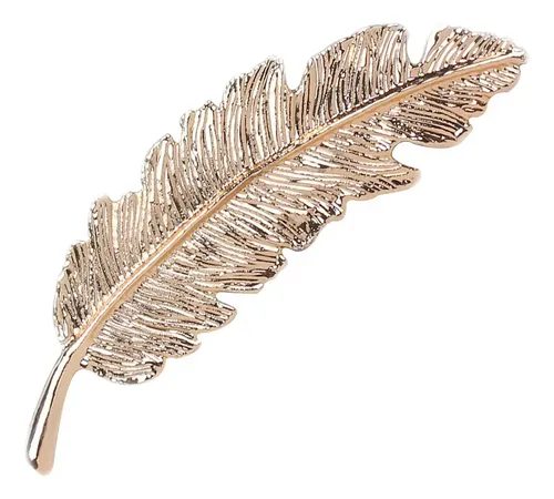 Horquillas Para A Moda Con De Hojas, Broche