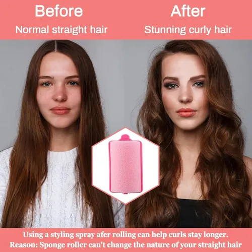 Rulos De Espuma Maqihan 24 Piezas 4.8 Cm Para Cabello