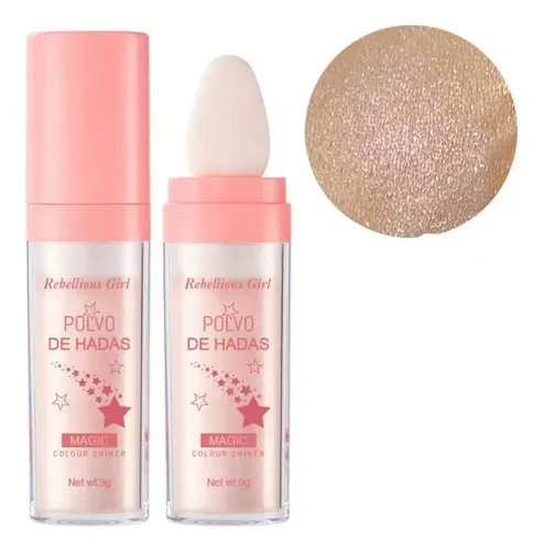 Polvo Iluminador Facial Y Corporal Con Aplicador De Esponja