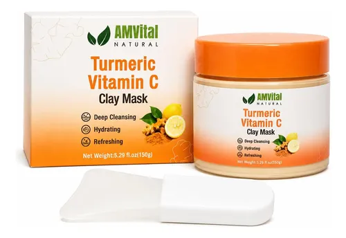 Vitamin C Clay Mask With Kaolin & Bentonite Clay, 5.29 Oz