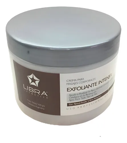 Crema Corporal Exfoliante Intensa X500 Grs Libra Cosmetica