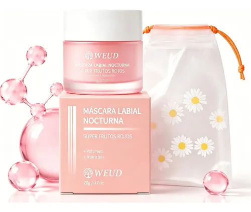 Weud Mascarilla Labial Frutos Rojos Hidratante 20g