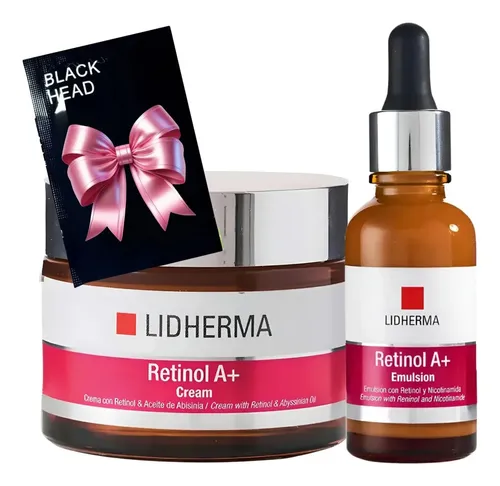Skincare Facial Kit Retinol Lidherma Antiarrugas Antiedad