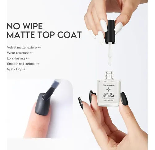 Esmalte Top Coat Mate Glamonade 15ml