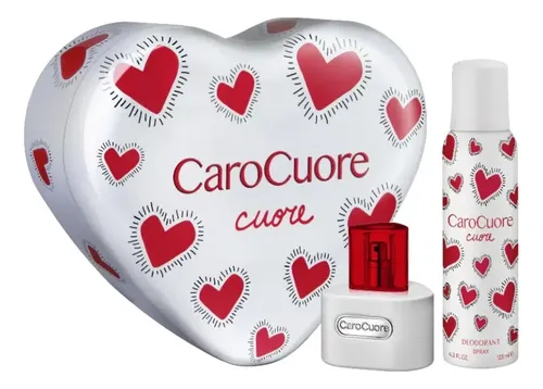 Estuche Combinado Cofre Caro Cuore Cuore Edt