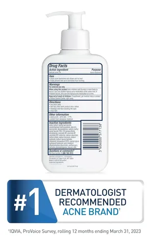 Limpiador Facial Cerave Con Ácido Salicílico Para El Acné