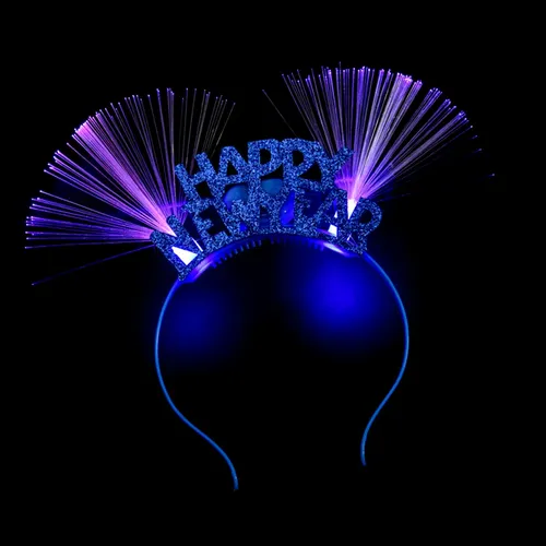 Aro De Pelo Led De Fibra Óptica Para Mujer, Con Diseño De Fe
