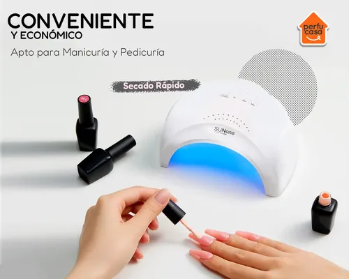 Kit Uñas Manicura Semipermanente Completo Cabina Profesional