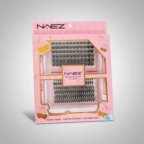 Pestañas Postizas Cluster Naez Kit De Aplicación Volumen Mix