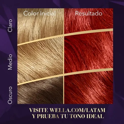 Tintura Koleston Kit Wella Permanente 366 Castaño Violeta Oscuro