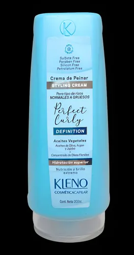 Kleno Crema De Peinar Rulos Perfect Curly Profesional 200 Cc