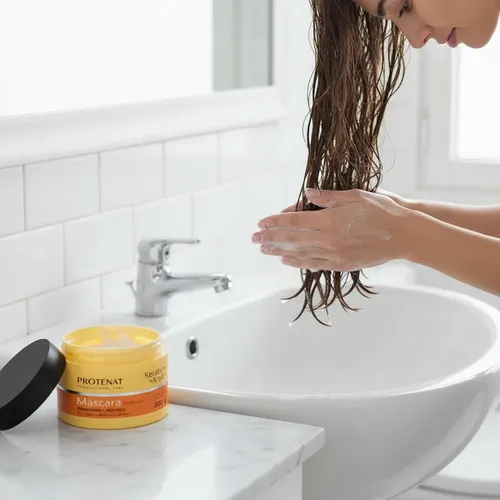Máscara Profesional Protenat Keratina Argán Anti Frizz 200 G
