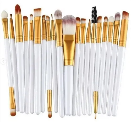 Set 20 Brochas Maquillaje Artistico