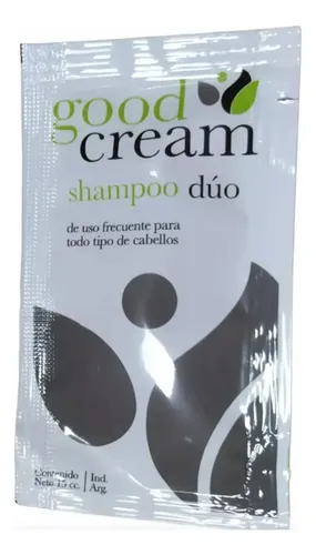 Shampoo Dúo Hotel Caja 15 Ml X 500 Unid. Good Cream
