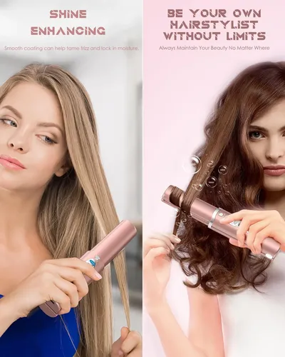 Cordless Hair Straightener Urjd Portable Titanium Plate