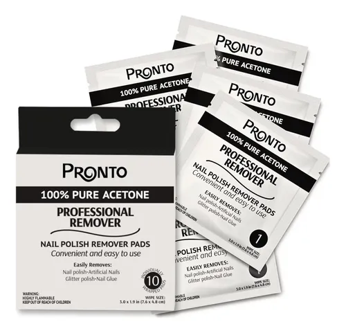 Pads Removedores De Esmalte Pronto 10 Piezas