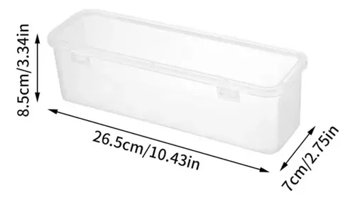 Caja Organizadora Transparente Para Cosméticos De Viaje