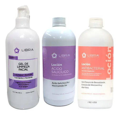 Libra Gel Sebo Control+ Loc Salicilica+ Antibacterial Grande