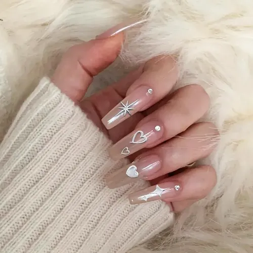 12 Hojas Pegatinas De Plantilla De Arte De Uñas
