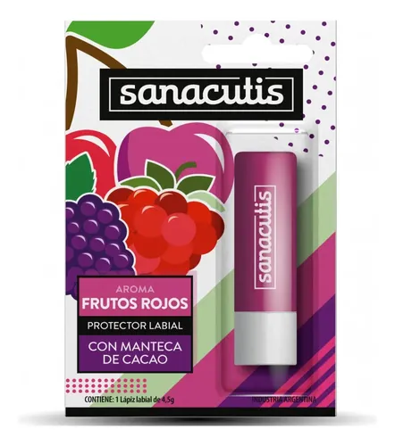 Bálsamo Labial Sanacutis Frutos Rojos